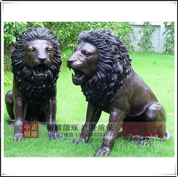 铜狮子工艺品