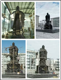 大型孔子铜雕塑