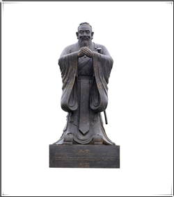 校园孔子雕像