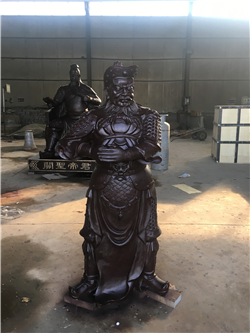 定做铜关公厂家