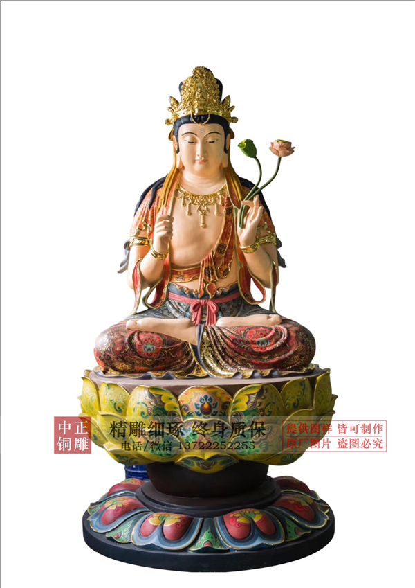坐式千手观音雕塑