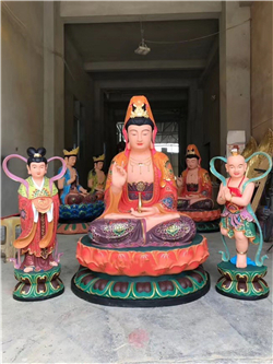 坐像观世音菩萨雕塑