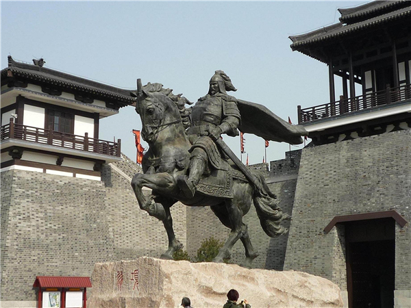 楚霸王项羽雕塑