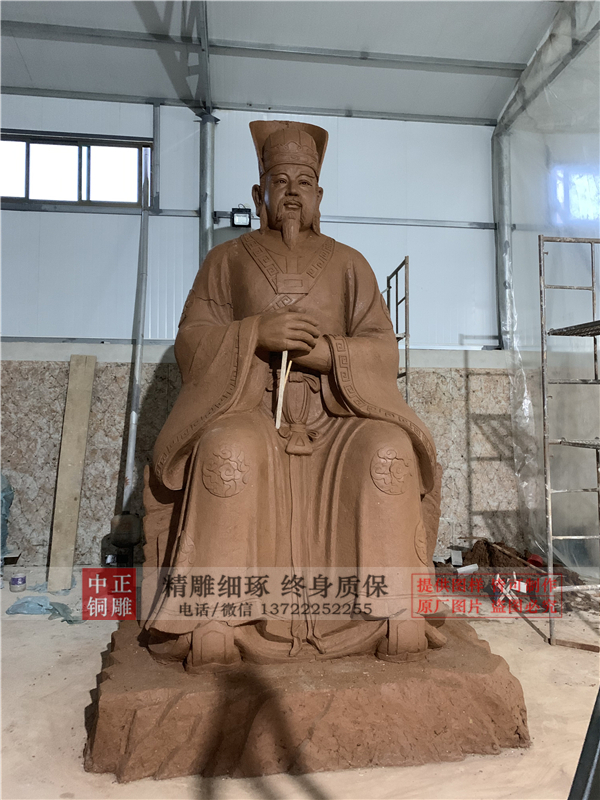 加工徐若木铜像