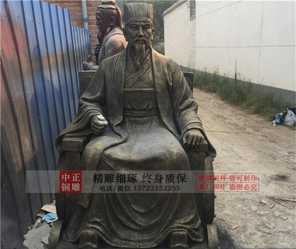 定做诸葛亮铜像