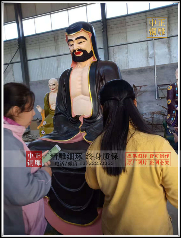 十八罗汉铜像 十八罗汉铜像