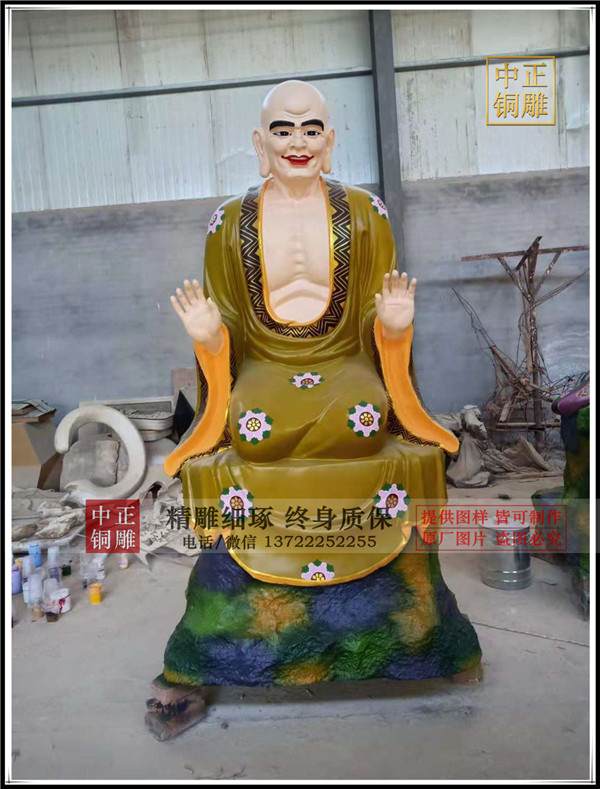 定做十八罗汉雕塑 定做十八罗汉雕塑