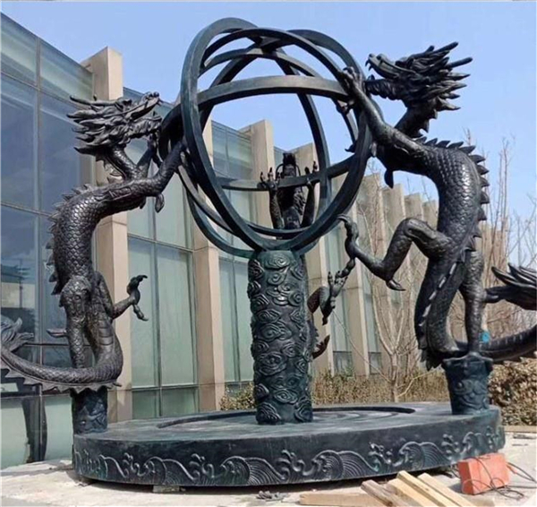 公园浑天仪雕塑