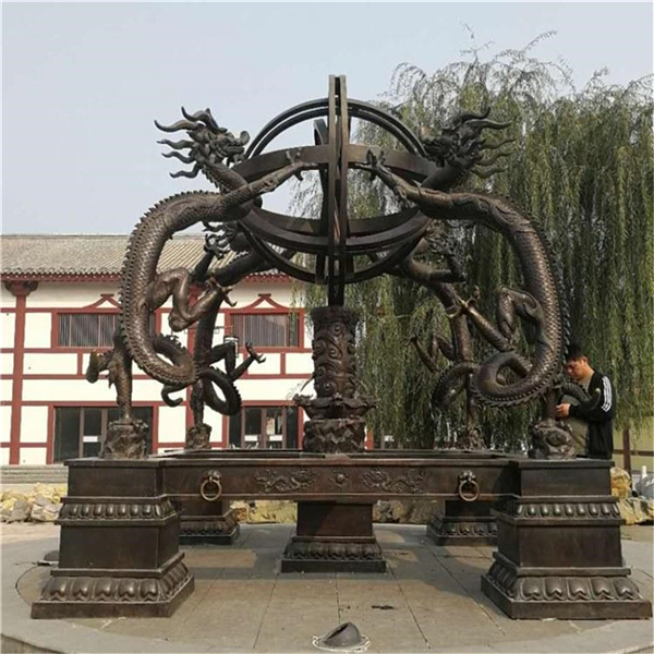 浑天仪铜雕像