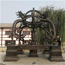 浑天仪铜雕像