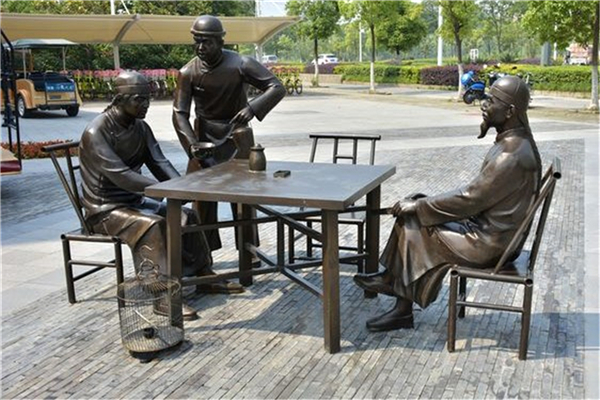 广场饮食铜像.jpg 广场饮食铜像.jpg