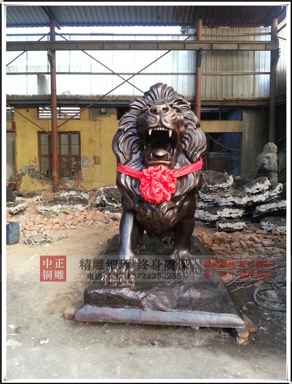 铸铜狮子雕塑
