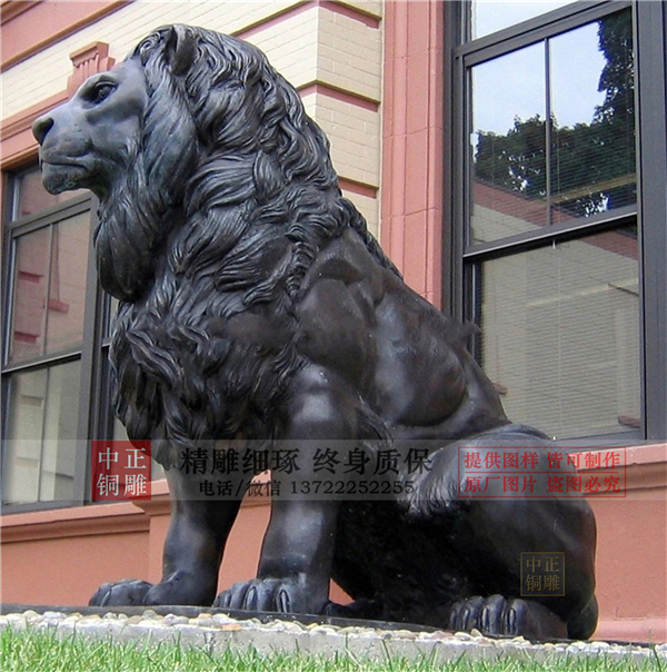 镇宅铜狮子