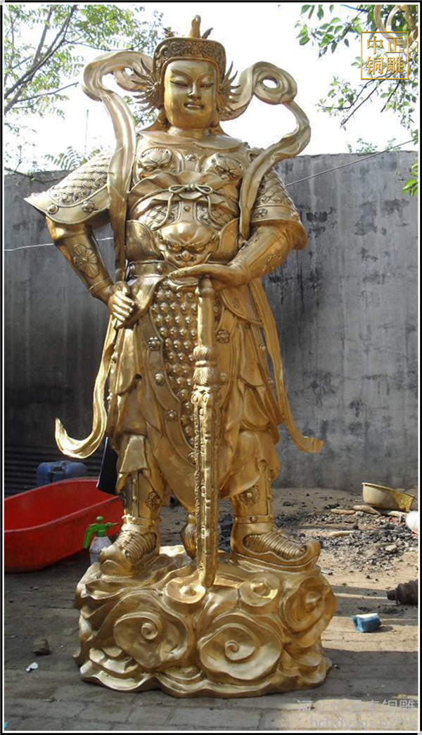 寺庙韦陀佛像