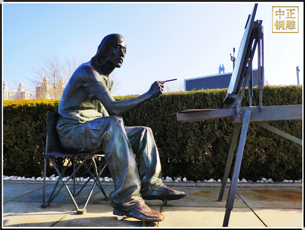城市广场人物雕塑
