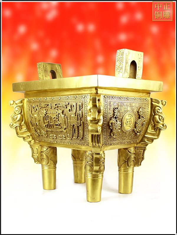 吉祥铜鼎铸造