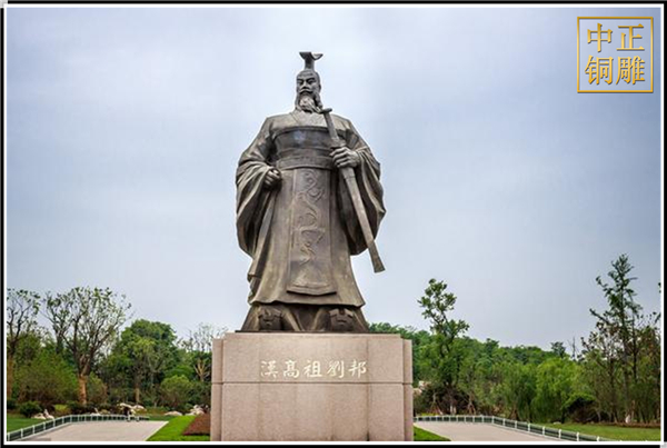 刘邦雕塑铸造