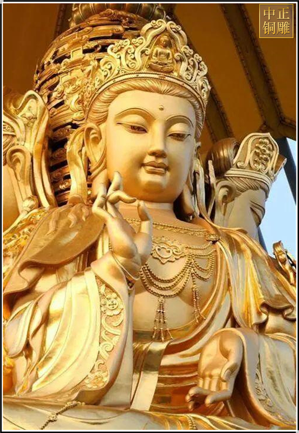 观音菩萨铜像