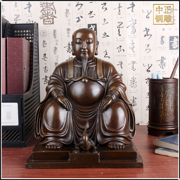 真武大帝摆件铜像