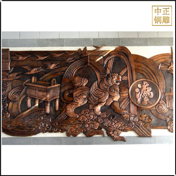 检察院铜浮雕壁画