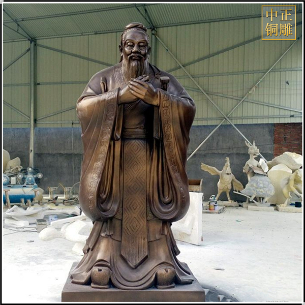 校园孔子像摆件