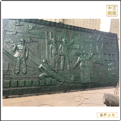 城市文化装饰铜浮雕壁画