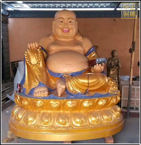 定做弥勒佛铜像