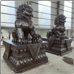 铸铜狮子雕塑