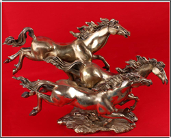 纯铜马工艺品