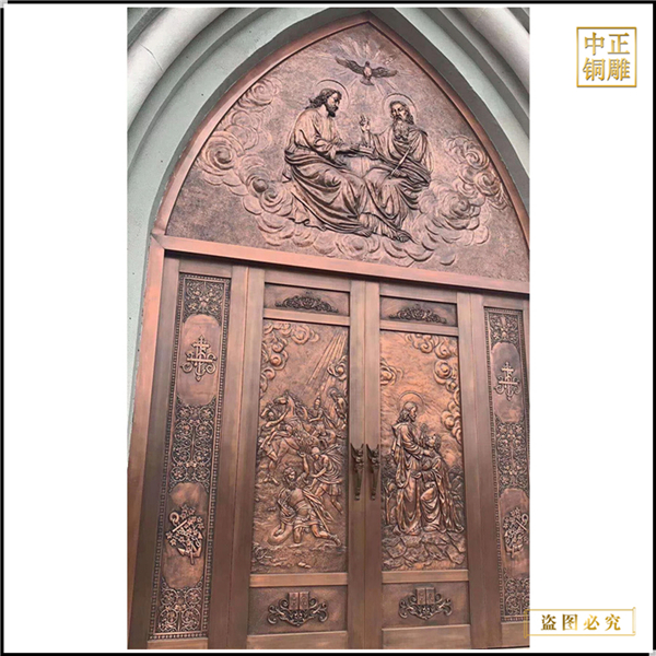 欧式大门铜浮雕