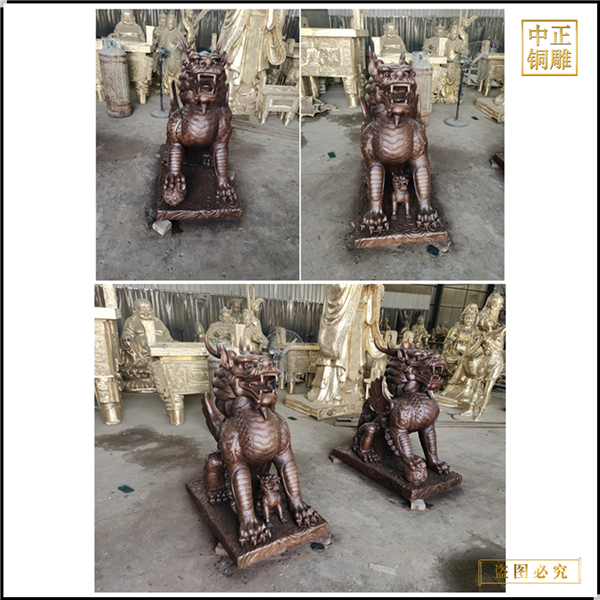 纯铜1米铜麒麟铸造厂