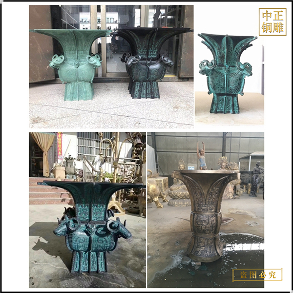 制作吉祥铜鼎小摆件