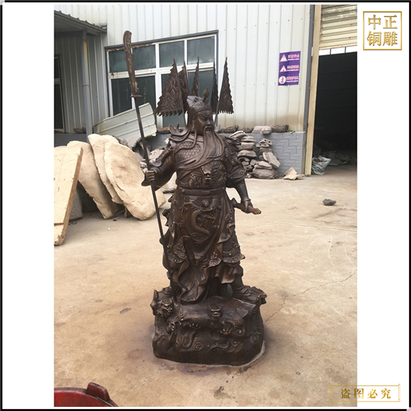 现货供应铜关公佛像