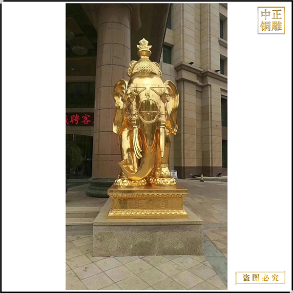 企业门口铜大象铸造价格