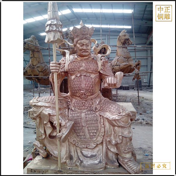 4米四大天王铜像加工厂