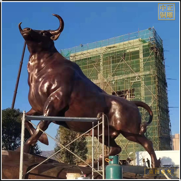 室外大型铜牛雕塑