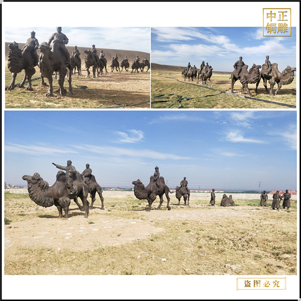 室外大型铜骆驼摆件