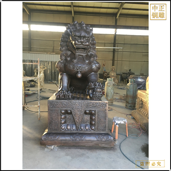 天安门铜狮子雕塑