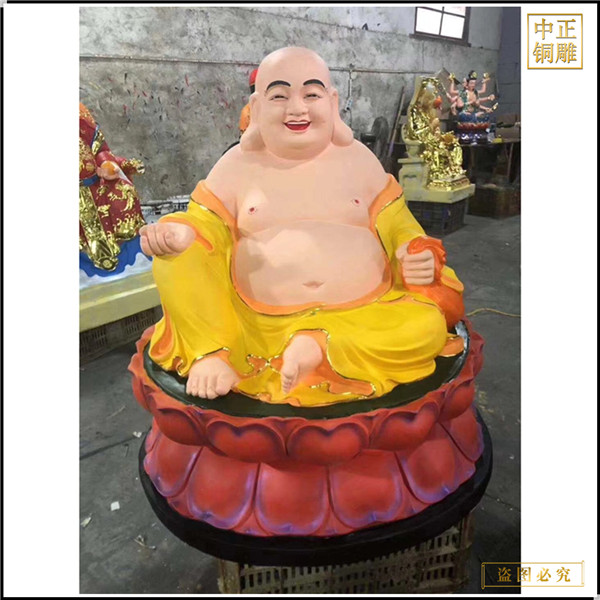 家居弥勒佛铜佛像