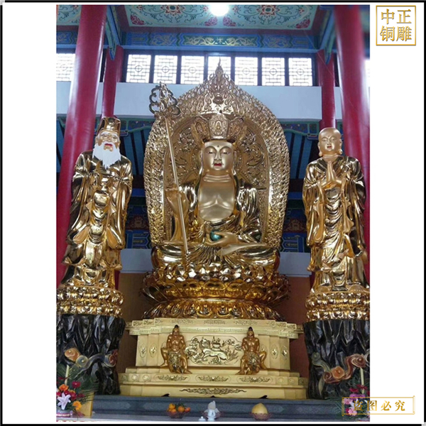 大型寺庙地藏王菩萨