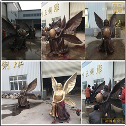 铜西方人物雕塑