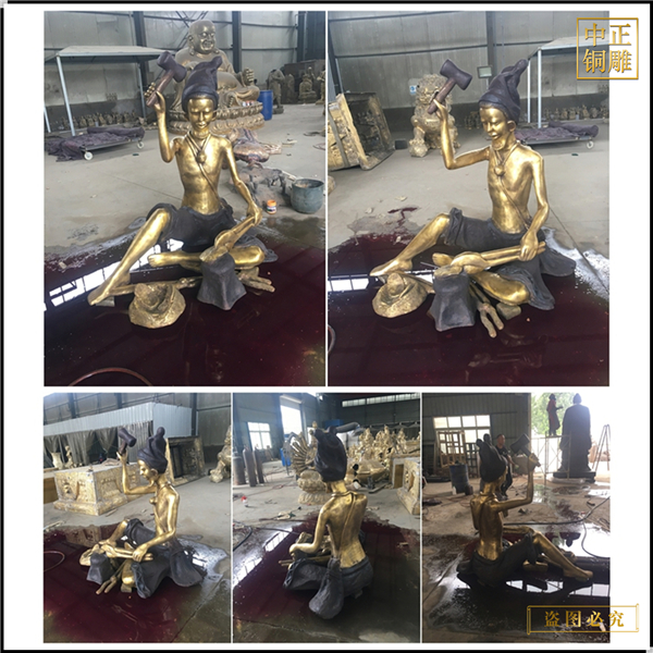 厂家铸造打铁人物