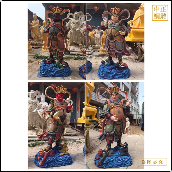 3.6米四大天王铜佛像批发厂