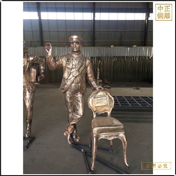 吹拉弹唱人物雕塑铸造