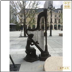 铸铜西洋人物铜雕塑