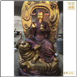 古代药王铜雕塑铸造