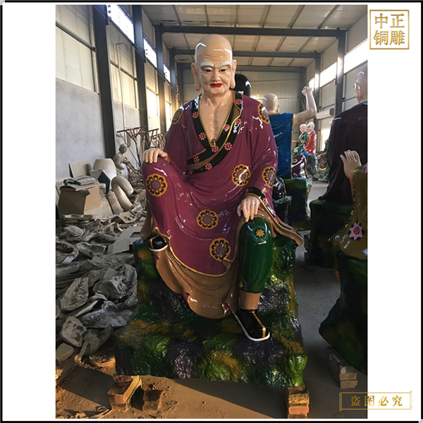 定做铸铜十八罗汉铜佛像厂