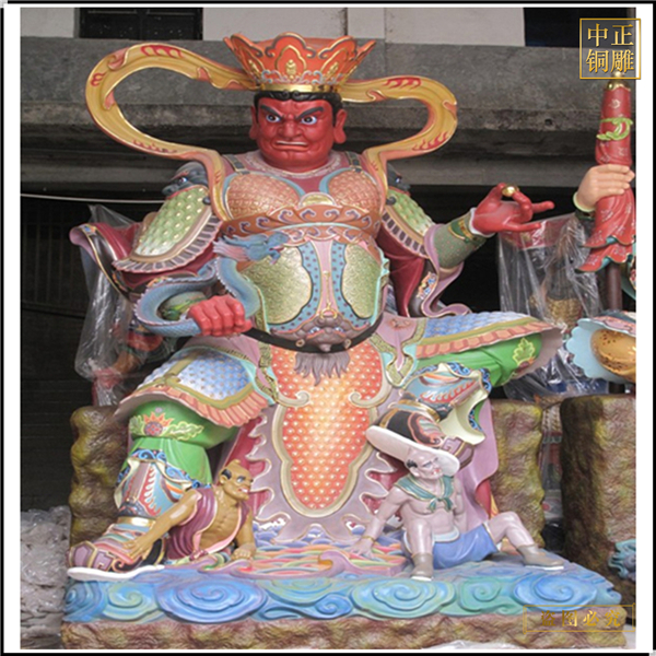 四大神像铜雕塑铸造