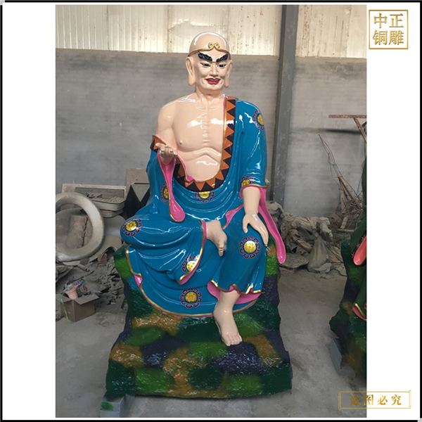 寺庙十八罗汉铜雕像铸造