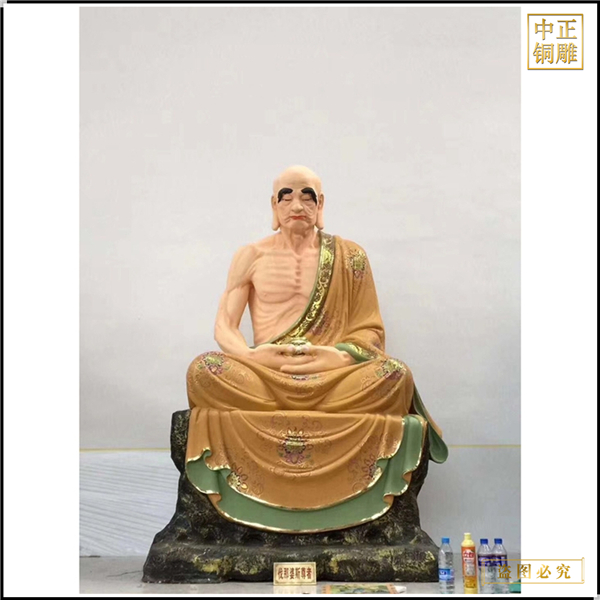 极彩十八罗汉铜佛像厂家